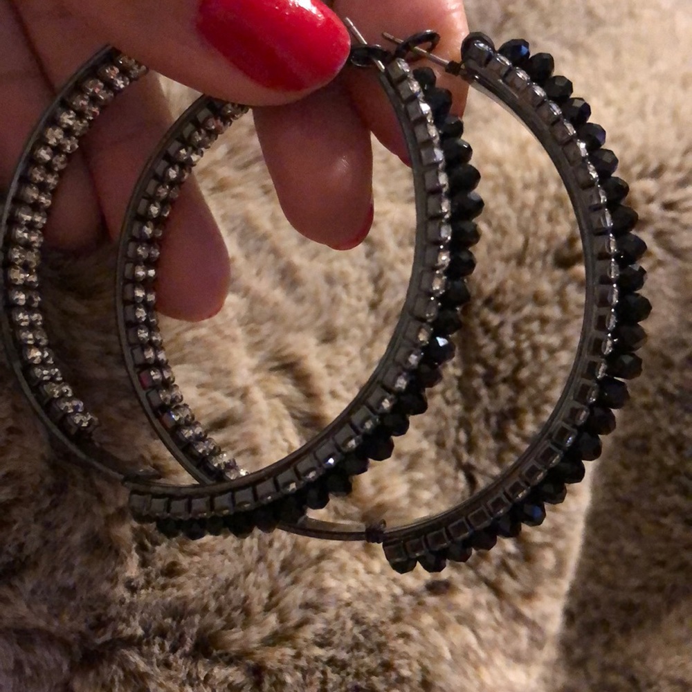 Bebe Hoop Earrings